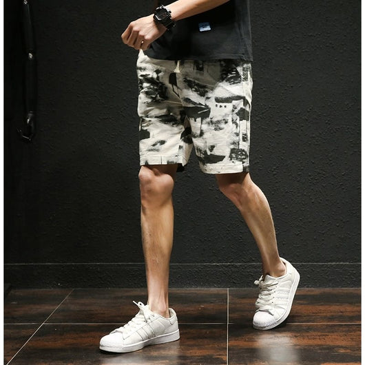 Shorts de Verano para Hombre en Algodón y Lino - Image 4
