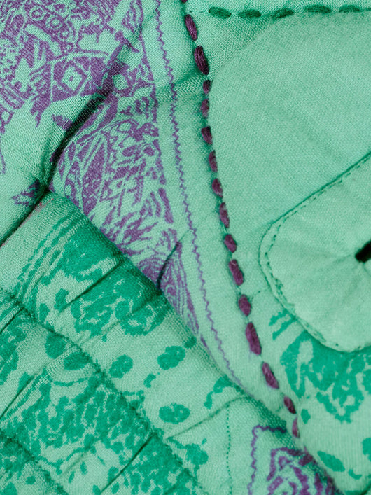 Chaqueta Acolchada de Algodón con Cierre y Estampado - Image 12