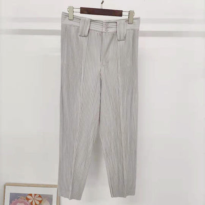 Pantalones Casuales para Hombre con Pretina Plisada y Puño Ajustable - Image 6