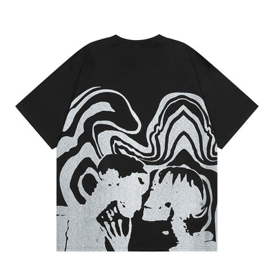 Playera Estampada de Diseño Creativo para Hombre - Image 8