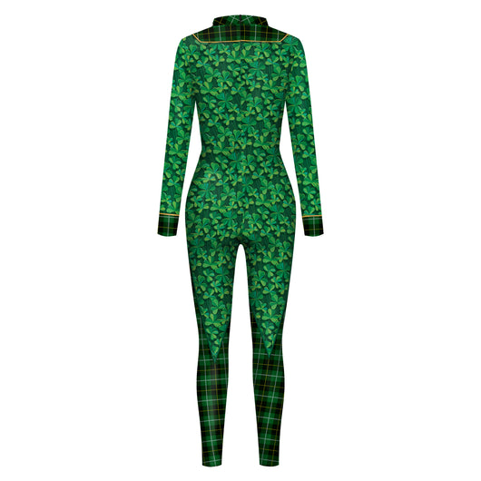 Vestido de Rendimiento con Estampado Verde del Día de San Patricio - Image 5