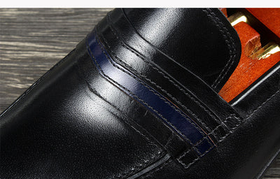 Zapatos de Cuero para Hombre Mocasines Elegantes - Image 21