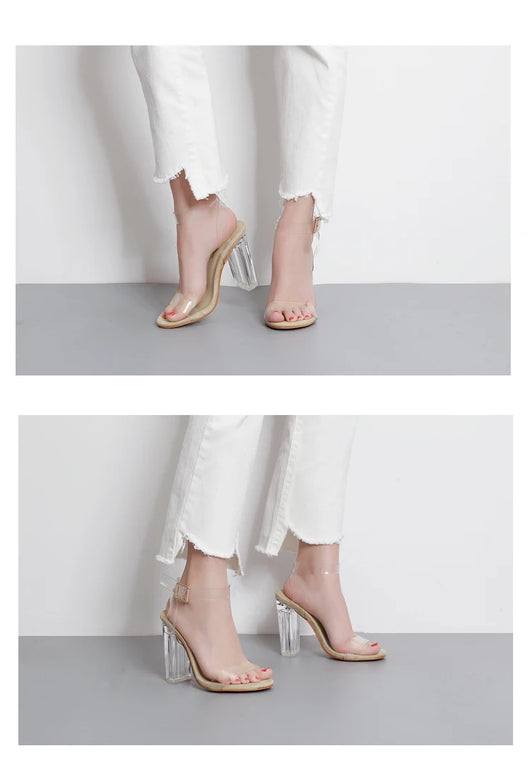 Sandalias de Tacón Alto Nude - Elegancia Atemporal - Image 31