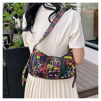 Bolsa de Hombro Messenger con Diseño de Letra de Moda - Image 30