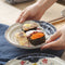 Plato de Cerámica Artesanal Japonesa con Pintura a Mano
