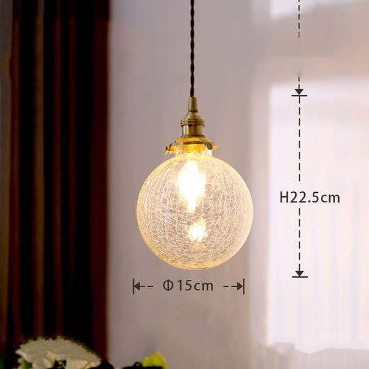 Lámpara Colgante Retro Redonda para Dormitorio - Image 9