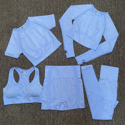 Conjunto Deportivo Ajustado de Manga Larga Estilo Europeo - Image 8