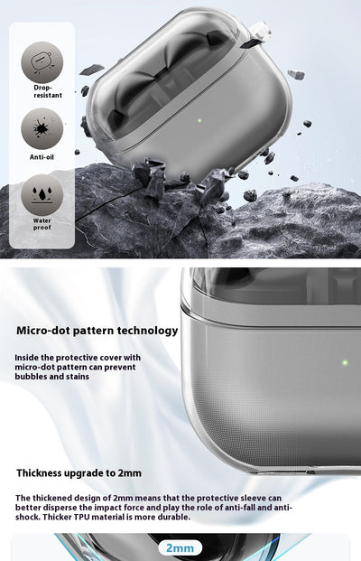 Funda Protectora Transparente para Auriculares con Hebilla de Montaña - Image 14
