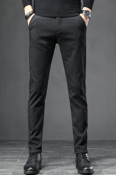 Pantalones de Vestir para Hombre Premium Anti-arrugas con Forro Grueso - Image 14