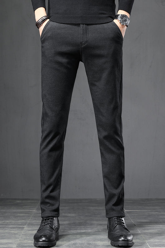 Pantalones de Vestir para Hombre Premium Anti-arrugas con Forro Grueso - Image 14
