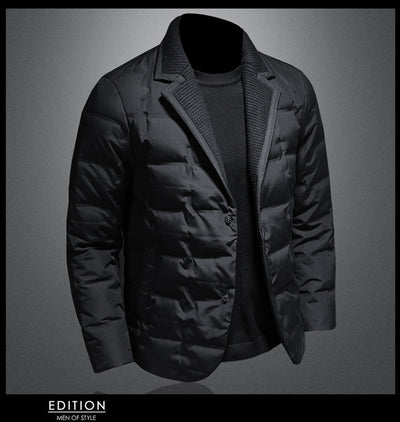 Chaqueta Acolchada de Plumón para Hombre - Abrigo Térmico Premium - Image 10