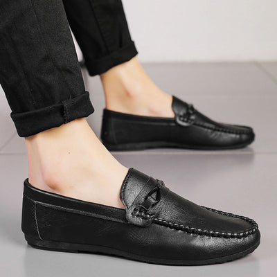 Zapatos Casuales de Cuero con Suela Flexible para Hombre - Image 13