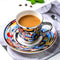 Taza Cerámica Retro con Espejo - Taza de Agua para Té de la Tarde