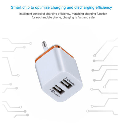 Cargador Dual USB con Electroplating Premium para Celular - Image 7