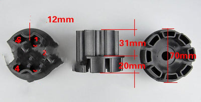 Conector Flor de Ciruelo Doble Tracción para Autos Eléctricos Infantiles - Image 32