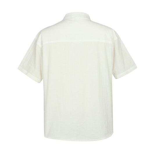 Camisa Retro de Colores Sólidos Personalizable para Hombre - Image 10