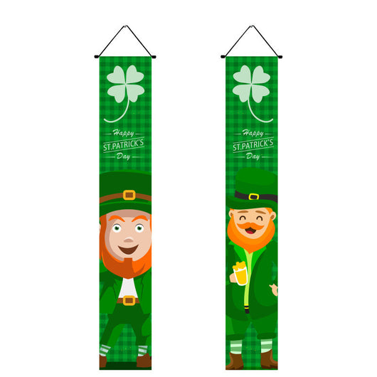 Cartel de Bienvenida para Puerta con Bandera del Día de Irlanda - Image 7