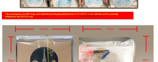 Kit DIY Reloj Decorativo con Bordado - Manualidad Creativa Hecha a Mano - Image 27