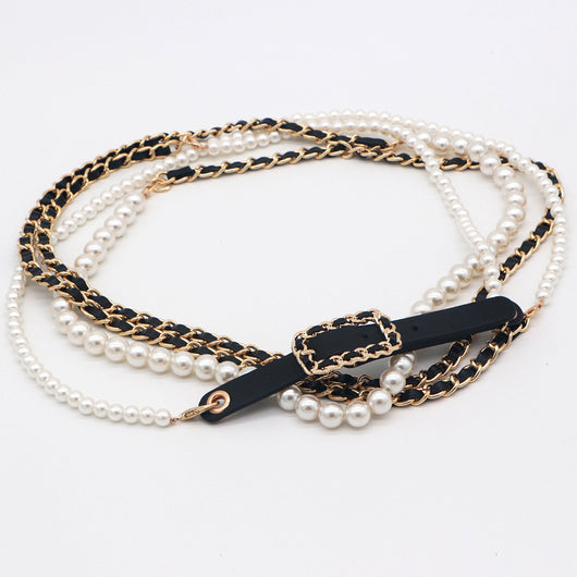 Cinturón de Cadena de Perlas para Mujer - Image 17