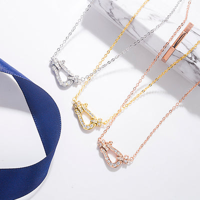 Collar de Plata Esterlina 925 con Cierre Herradura Coreano - Diseño Versátil - Image 13