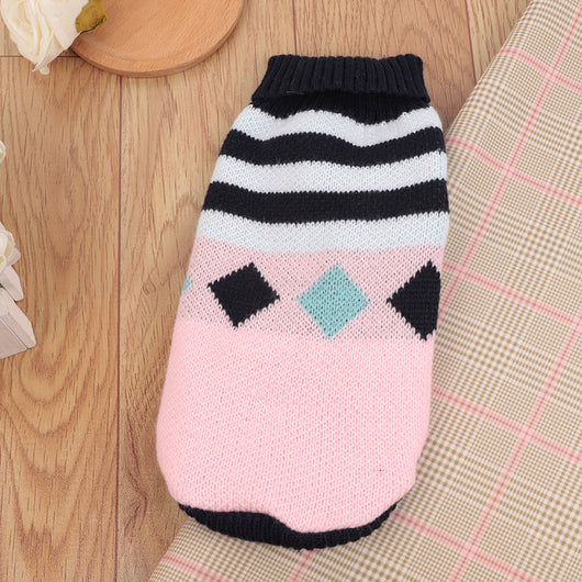 Suéter para Gato Multicolor con Cuello Solapa - Diseño Casual - Image 12