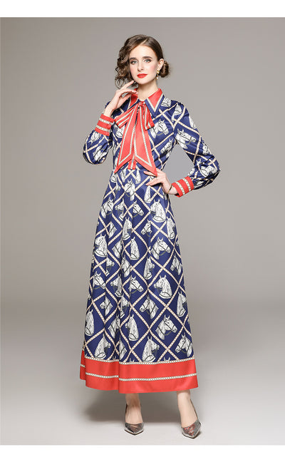 Vestido Camisero Plisado con Estampado Floral Vintage y Cinturón - Image 14