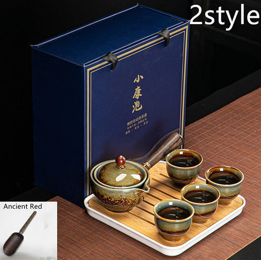 Juego de Té Xiaoyao con Tetera Giratoria 360° - Image 18