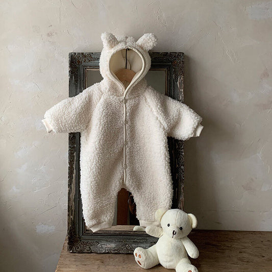 Sudadera Infantil Reversible con Capucha Osito - Algodón Térmico Invierno