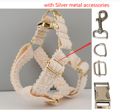 Collar para Mascotas con Moño de Encaje y Hebilla Metálica - Image 11