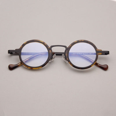 Gafas Retro Marco Redondo Metal para Miopía - Image 5