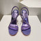 High Heel Stiletto Sandals with Snake-Shaped Rhinestones - Sexy Open Design