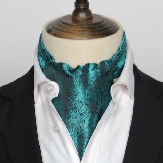 Camisa de Seda Estilo Vintage Británico con Pañuelo - Image 10