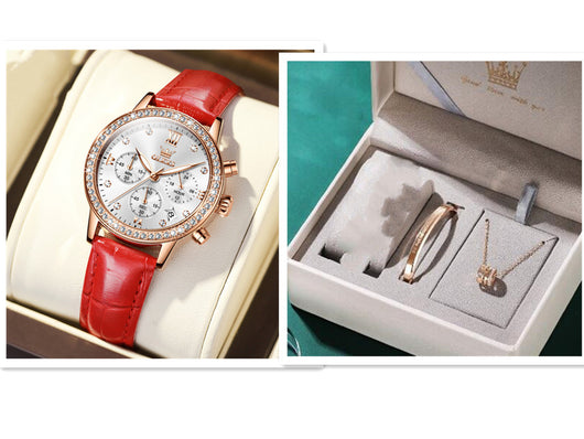 Reloj Cuarzo para Mujer con Diamantes y Funciones Cronómetro - Image 11