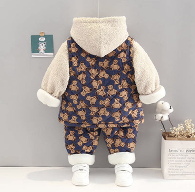 Sudadera con Capucha Acolchada para Niños con Diseño Cartoon - Image 4