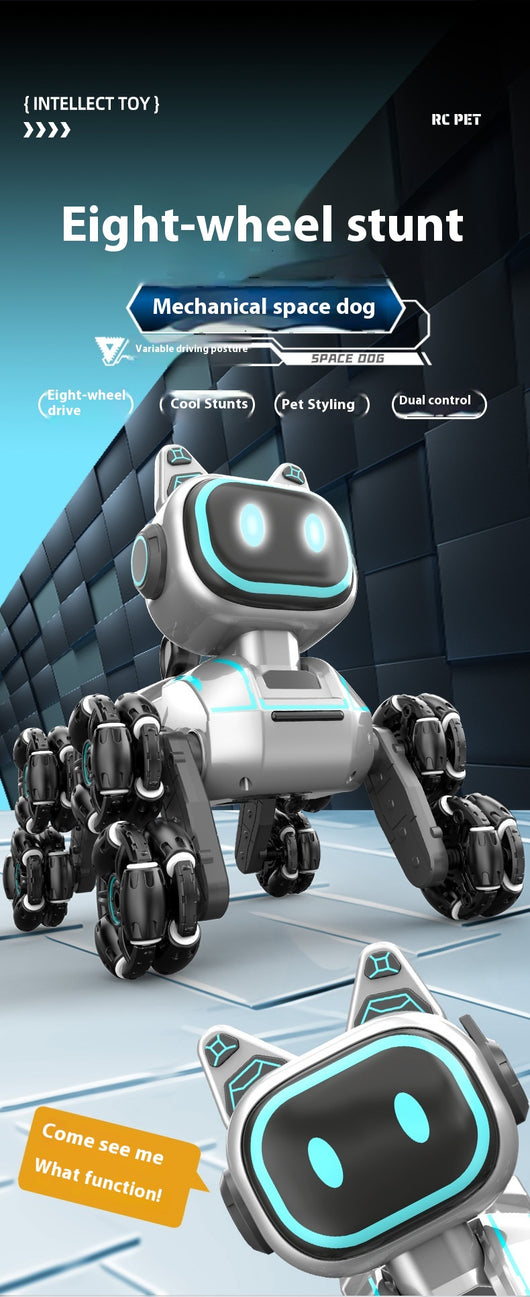 Perro Robótico Musical Recargable con Control Remoto - Juguete Educativo - Image 15