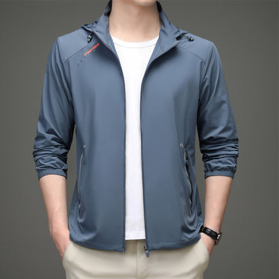Ropa de Protección Solar para Hombre - Tela Ice Silk Secado Rápido - Image 4