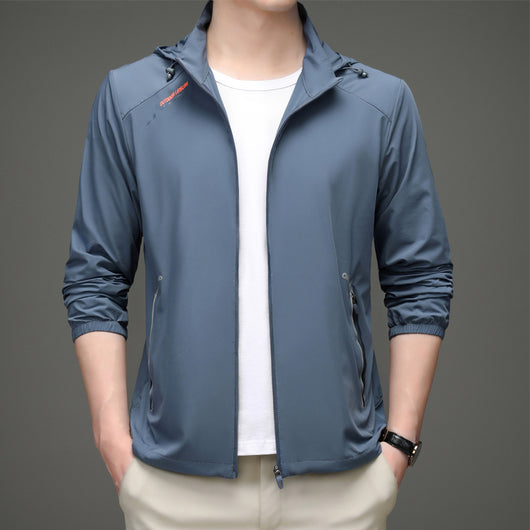 Ropa de Protección Solar para Hombre - Tela Ice Silk Secado Rápido - Image 4