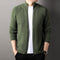 Men's Versatile High-Neck Casual Cardigan