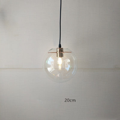 Lámpara Colgante de Cristal Transparente Minimalista Nórdica - Image 10
