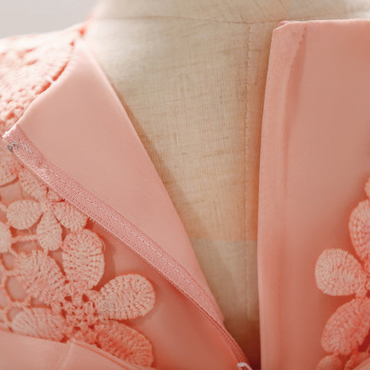 Vestido de Princesa en Encaje y Malla para Niña - Image 19