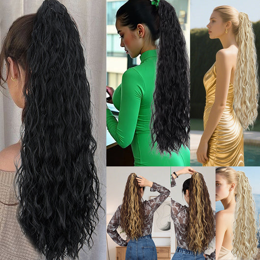 Extensión de Cabello Rizado Efecto Agua - Rizos Voluminosos Tipo Maíz - Image 13