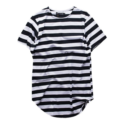 Playera Unisex de Rayas Cuello Redondo Largo - Estilo Mar y Alma - Image 5