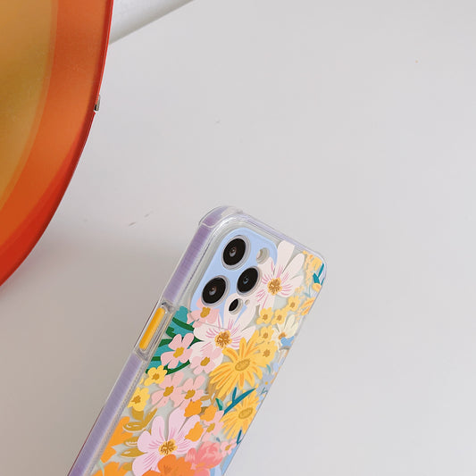 Funda Móvil Suave Flores Crisantemo Multicolor - Protección Total - Image 2