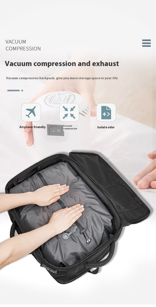 Mochila Profesional Impermeable para Hombre con Compresión Inteligente - Image 18