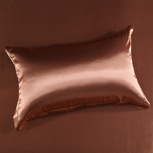 Funda de Almohada en Seda de Hielo Simple para el Hogar - Image 50