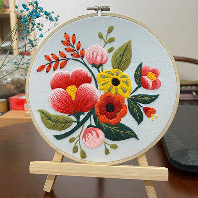 Kit de Costura para Cuadro Tridimensional con Flores Artesanales - Image 11