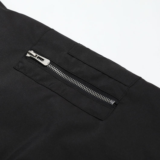 Abrigo de Invierno para Hombre con Cuello de Piel y Cierre de Metal - Image 4