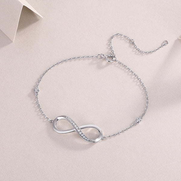 Pulsera de Plata S925 con Moissanita Premium - Joyería Lujo Ligero Chapada en Platino - Image 4