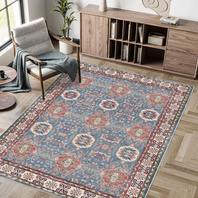 Tapete Bohemio Plegable de Cashmira Lavada para Sala - Image 3