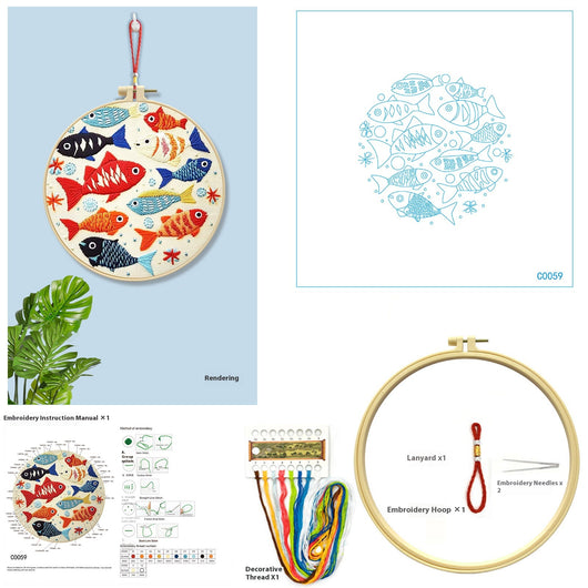 Bordado de Punto de Cruz Árbol de la Suerte con Animales - Diseño Simplificado - Image 23